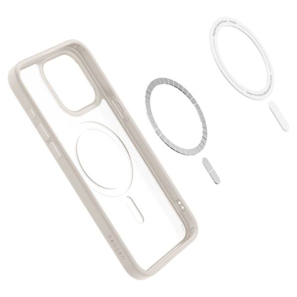 Spigen Coque Ultra Hybrid MagSafe Apple iPhone 15 Pro - Frost Natural Titanium