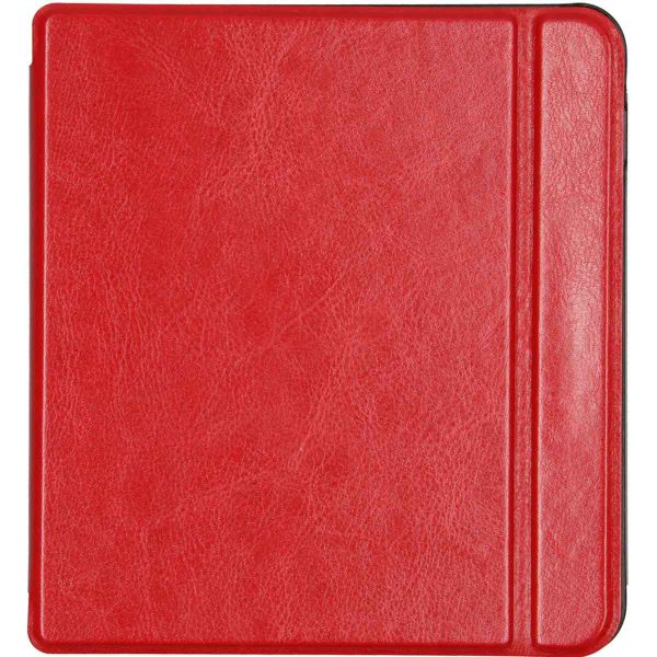 Etui portefeuille unie Kobo Libra H2O - Rouge