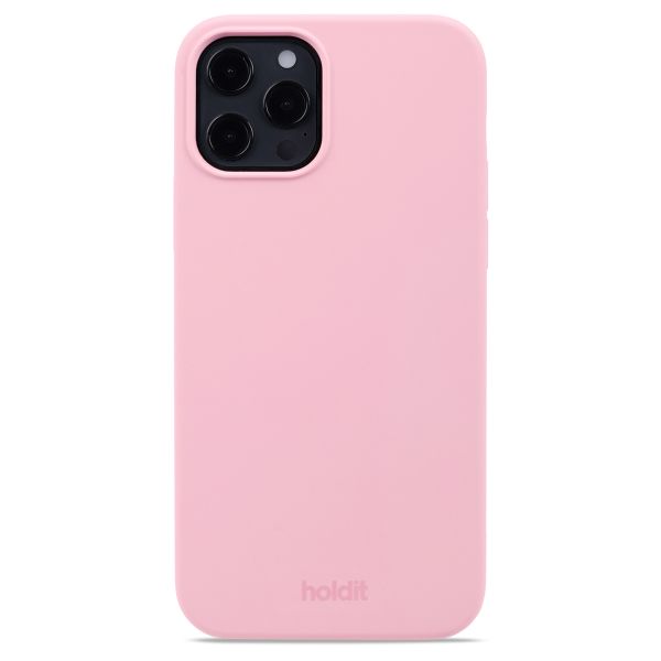 Holdit Coque Silicone iPhone 12 (Pro) - Pink