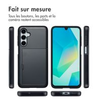 imoshion Coque arrière avec porte-cartes Samsung Galaxy A16 - Noir