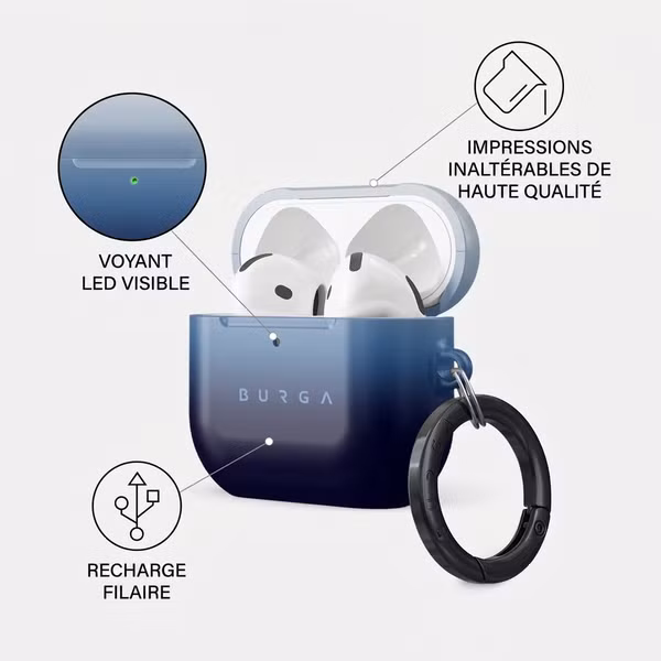 Burga Coque rigide Apple Airpods 4 - Zero Gravity