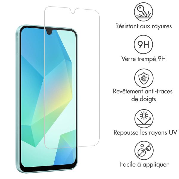 Accezz Protection d'écran en verre trempé Samsung Galaxy A16 (5G/4G)