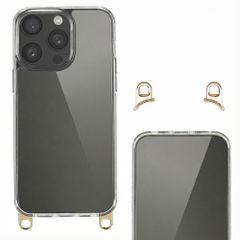 Selencia Coque arrière avec crochets amovibles Apple iPhone 15 Pro Max - Transparent