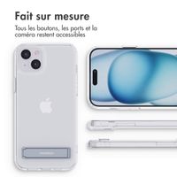 imoshion ﻿Coque Stand iPhone 15 Plus - Transparent