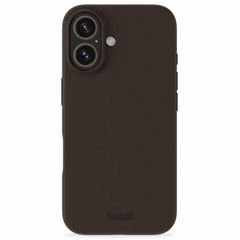 Holdit Coque Silicone iPhone 16 - Chocolate