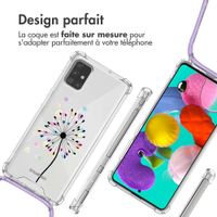 imoshion Coque Design avec cordon Samsung Galaxy A51 - Sandstone Dandelion