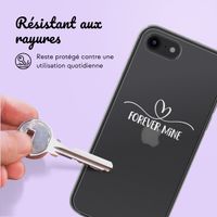 Coque personnalisée avec un cœur élégant iPhone SE (2022 / 2020) / 8 / 7 - Transparent