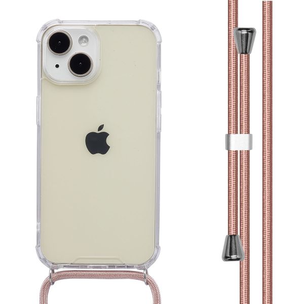imoshion Coque avec dragonne Apple iPhone 15 - Rose Gold