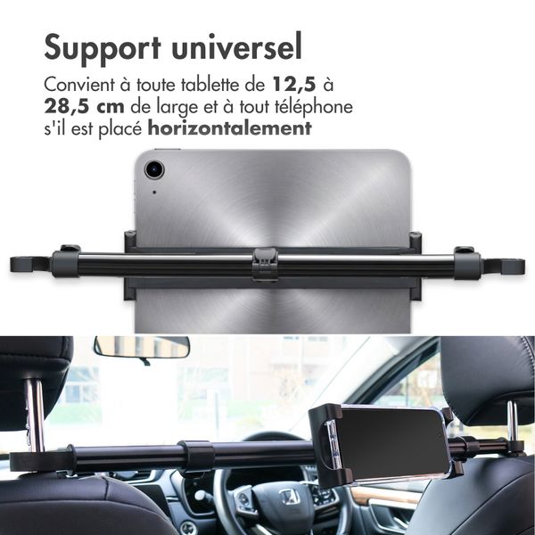 imoshion Support de tablette pour voiture - Appui-tête - Universel - Réglable