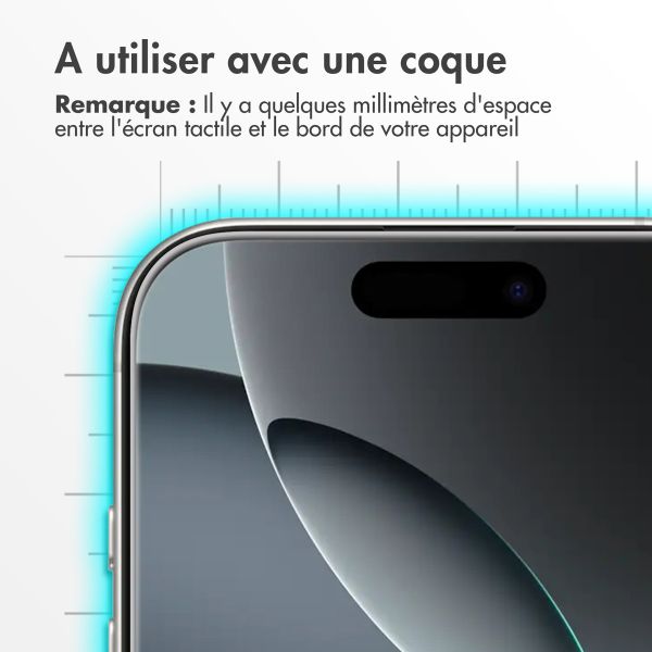 Accezz Protection d'écran en verre trempé Apple iPhone Air