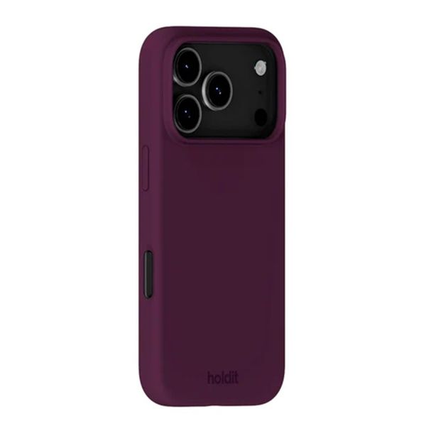 Holdit Coque Silicone Apple iPhone 17 Pro Max - Deep Plum