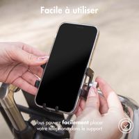 imoshion Support de téléphone pour vélo - Réglable - Universel - Aluminium - Noir