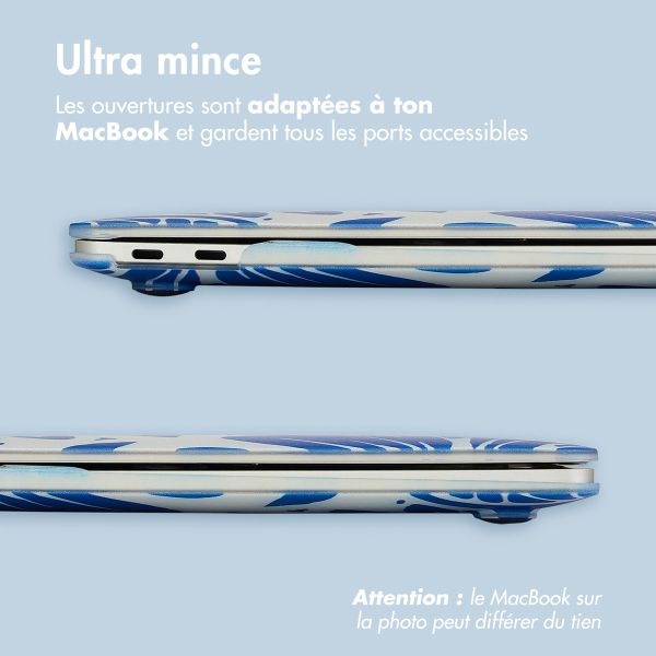 imoshion Coque Design Laptop MacBook Air 13 pouces (2022) / Air 13 pouces (2024) M3 chip - A2681 / A3113 - Flower Tile