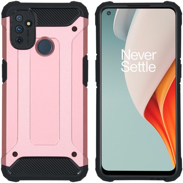 imoshion Coque iMoshion Rugged Xtreme OnePlus Nord N100 - Rose