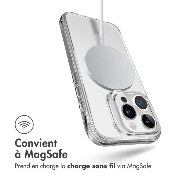 imoshion Coque Rugged Air MagSafe Apple iPhone 15 Pro - Transparent
