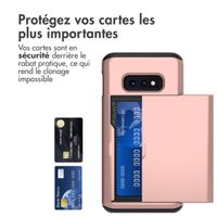 imoshion Coque arrière avec porte-cartes Samsung Galaxy S10e - Rose Dorée