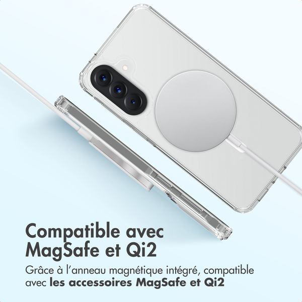 Accezz Coque arrière Xtreme Impact avec MagSafe Samsung Galaxy A57 (5G) - Transparent