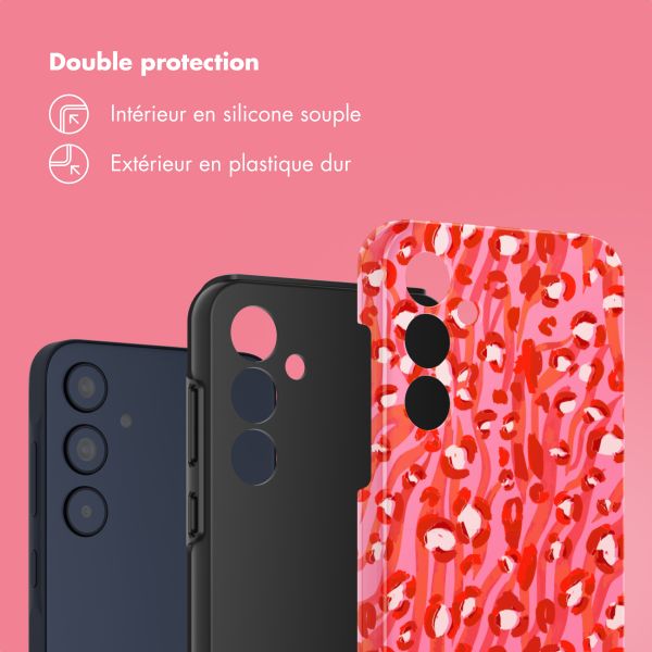 Selencia Coque arrière Vivid Samsung Galaxy A35 - Wild Spots Lipstick