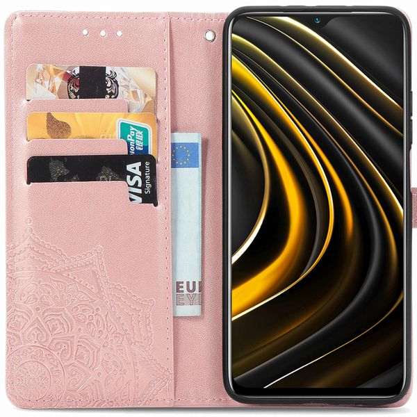 imoshion Etui de téléphone Mandala Xiaomi Poco M3 - Rose Champagne