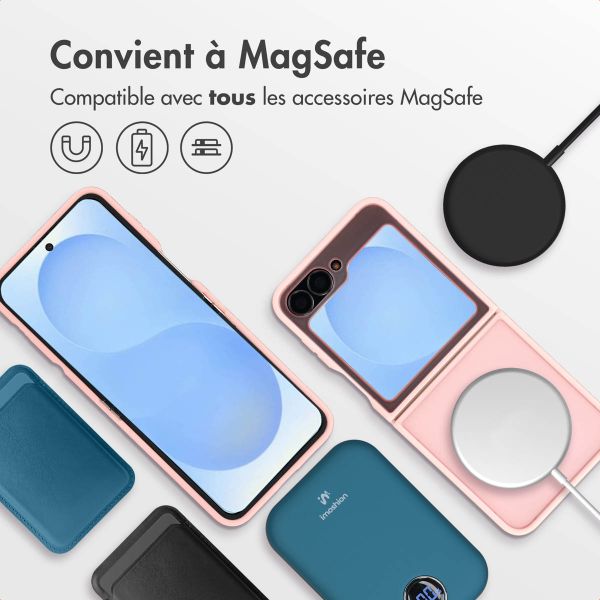 imoshion Coque Color Guard avec MagSafe Samsung Galaxy Z Flip 7 FE - Rose