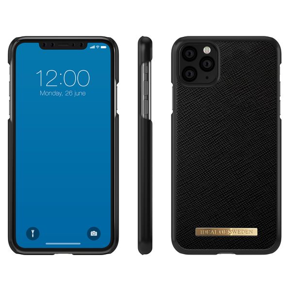 iDeal of Sweden Coque Saffiano iPhone 11 Pro Max - Noir