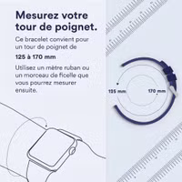 Nomad Bracelet Sport FKM Apple Watch | 38/40/41/42 mm - Blanc
