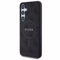 Guess Coque MagSafe Classic avec logo 4G Samsung Galaxy S25 - Noir