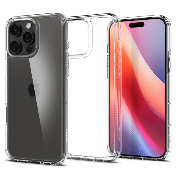 Spigen Coque Ultra Hybrid iPhone 16 Pro - Crystal Clear