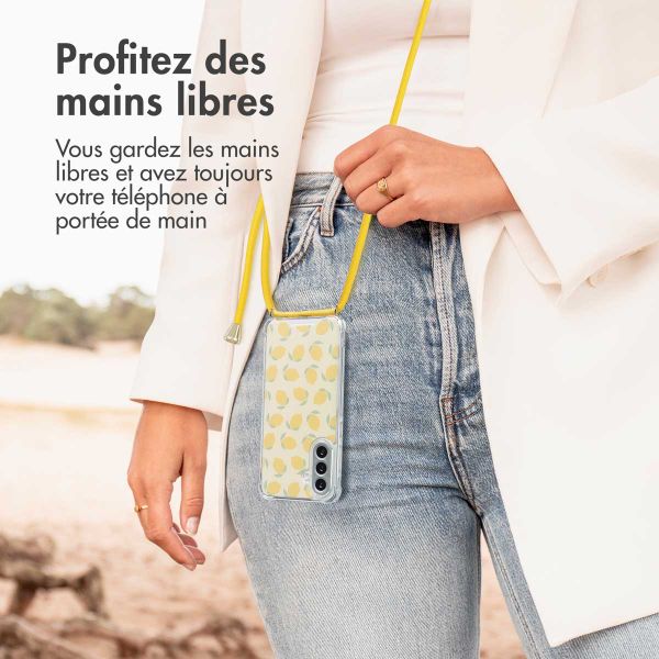 imoshion Coque Design avec cordon Samsung Galaxy A56 - Citrus Dream