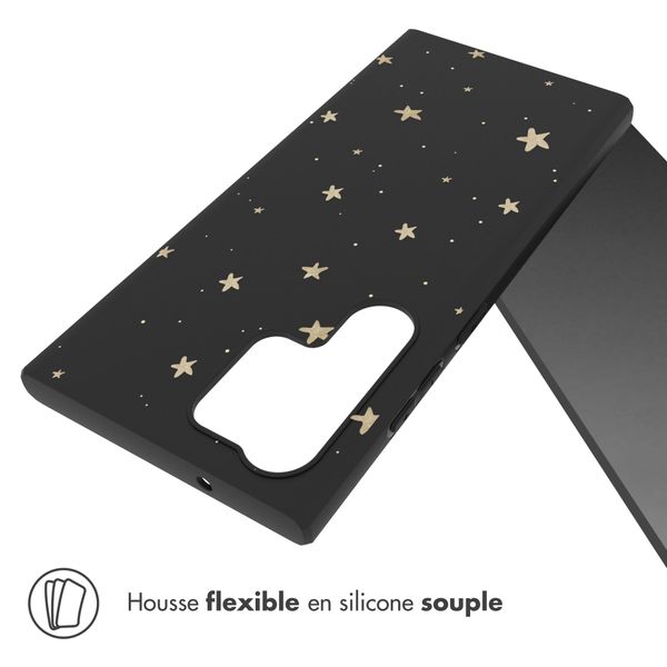 imoshion Coque Design Samsung Galaxy S23 Ultra - Etoiles / Noir