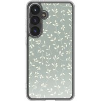 imoshion Coque Design Samsung Galaxy S24 FE - Smoke Green Flowers