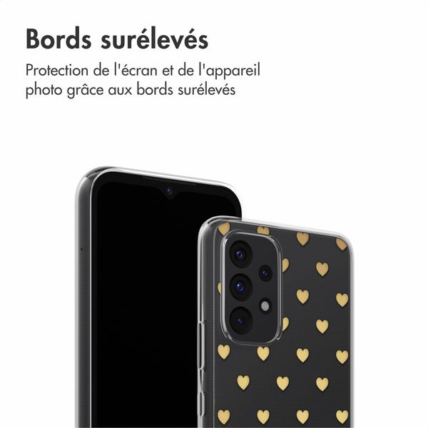 imoshion Coque Design Samsung Galaxy A53 - Golden Hearts