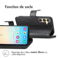 imoshion Étui de téléphone portefeuille Luxe Samsung Galaxy S24 - Noir