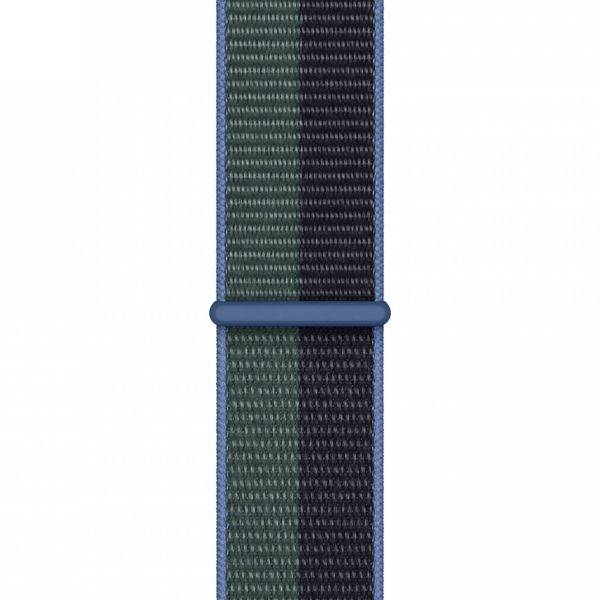 Apple Sport Loop bracelet Apple Watch Series 1 á 9 / SE (38/40/41 mm) | Series 10 (42 mm) - Midnight/Eucalyptus