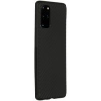 Coque silicone Carbon Samsung Galaxy S20 Plus - Noir