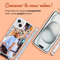 Concevez votre Coque MagSafe avec cordon amovible Apple iPhone 15 - Transparent