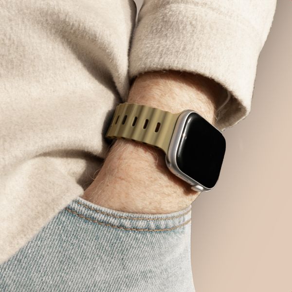 Accezz Bracelet Ocean Apple Watch | 44/45/46/49 mm - Khaki