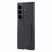 Samsung Coque en silicone avec support Samsung Galaxy Z Fold 7 - Black