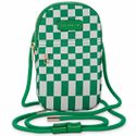 Selencia ﻿Pochette pour téléphone - Checker Green