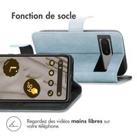 imoshion Étui de télephone portefeuille Google Pixel 7a - Bleu clair