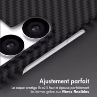 Accezz Coque Kevlar MagSafe Samsung Galaxy S24 Ultra - Noir