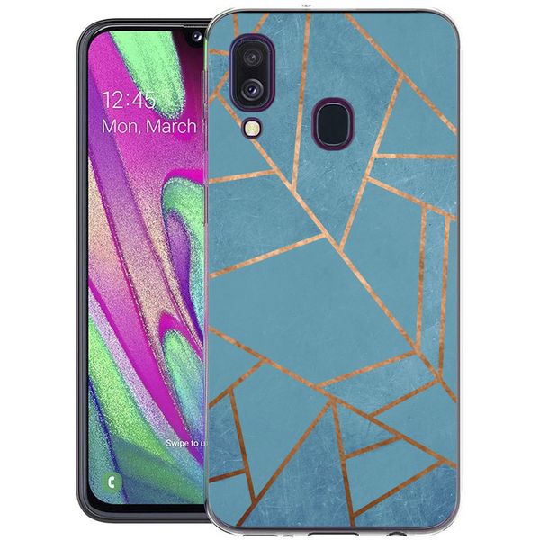 imoshion Coque Design Samsung Galaxy A40 - Blue Graphic