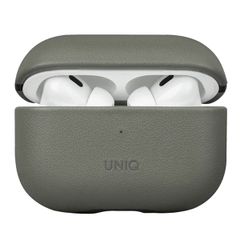 Uniq Coque en cuir véritable Terra Apple AirPods Pro 2 - Lichen Green