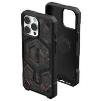 UAG Coque arrière Monarch Pro Apple iPhone 16 Pro Max - Forged Carbon
