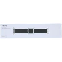 Apple Leather Band Modern Buckle Apple Watch Series 1 á 9 / SE (38/40/41 mm) | Series 10 (42 mm) - Taille L - Noir