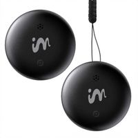 imoshion Wireless Tag - Tracker Bluetooth pour Android - 2 pack - Noir