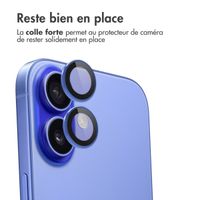 imoshion Lot de 2 protections d'objectif de caméra iPhone 16 / 16 Plus - Ultramarine