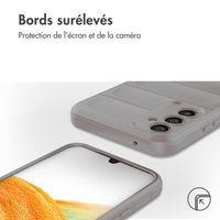 imoshion Coque arrière EasyGrip Samsung Galaxy A34 (5G) - Gris