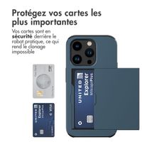 imoshion Coque arrière avec porte-cartes Apple iPhone 15 Pro - Bleu foncé