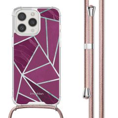imoshion Coque Design avec cordon Apple iPhone 15 Pro - Bordeaux Graphic